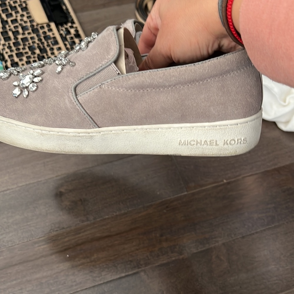 Michael Kors Keaton suede slip one - Picture 7 of 9